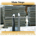 Outdoor slate stepping stones, slate steps, irregular stepping stone